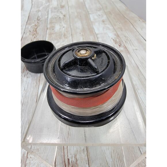 2 Vintage Mitchell Large & Small Spare Spool With Spool Case - Picture 8 of 10